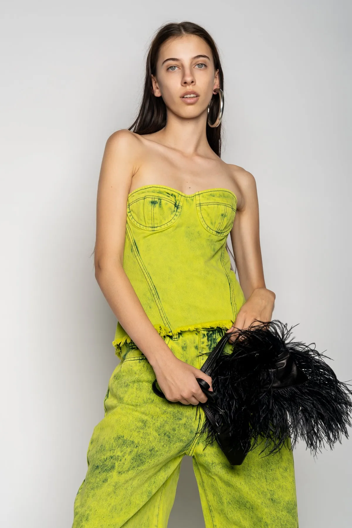 LIME BRA CUP CORSET sold by Marques ’ Almeida