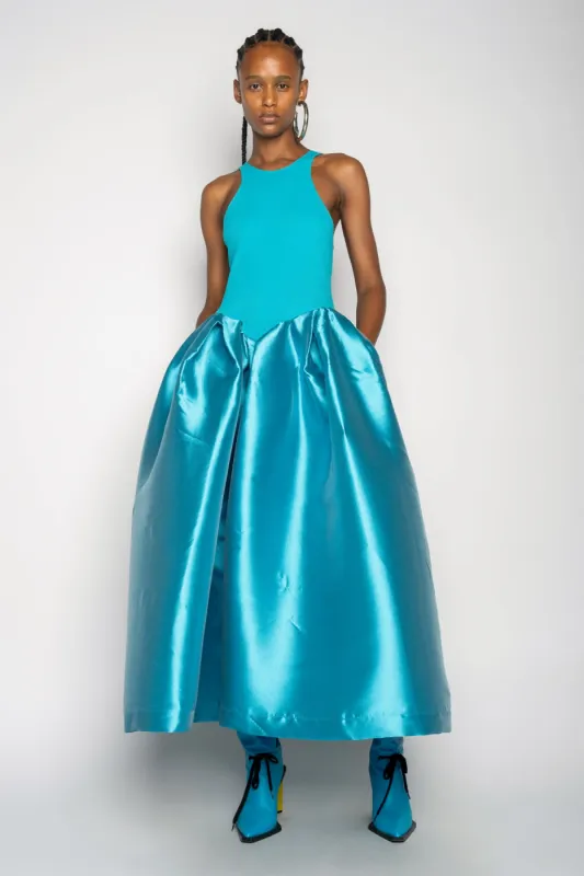 BLUE DRESS WITH TANK TOP SCOOPED sold by Marques ’ Almeida
