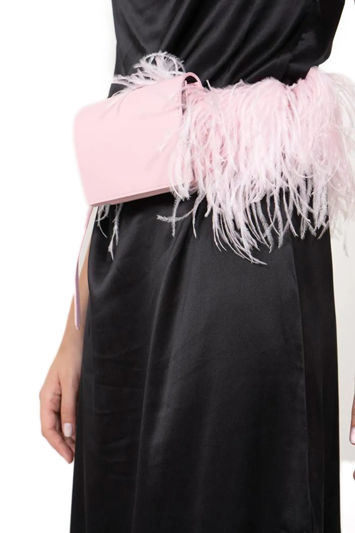 PINK FEATHER BELT BAG sold by Marques ’ Almeida product image thumbnail 3