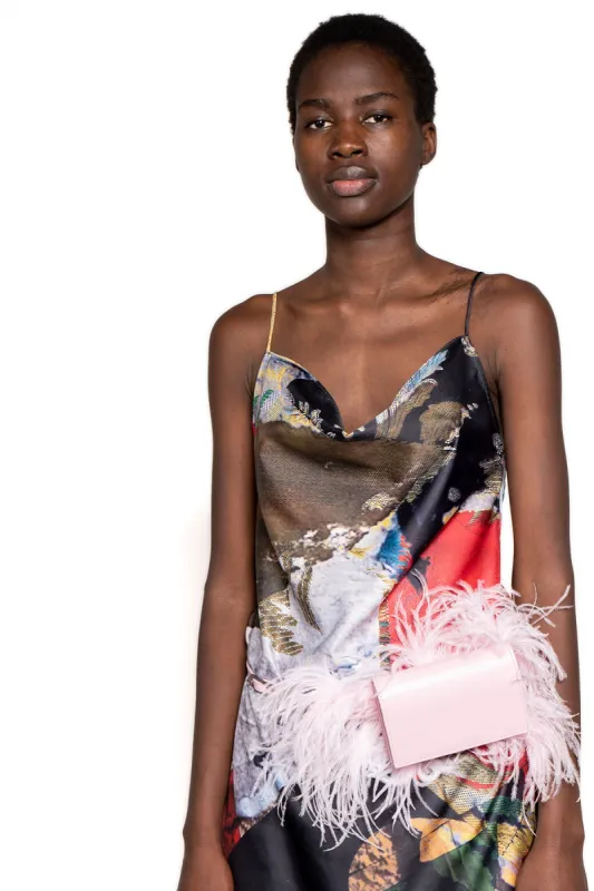 PINK FEATHER BELT BAG sold by Marques ’ Almeida