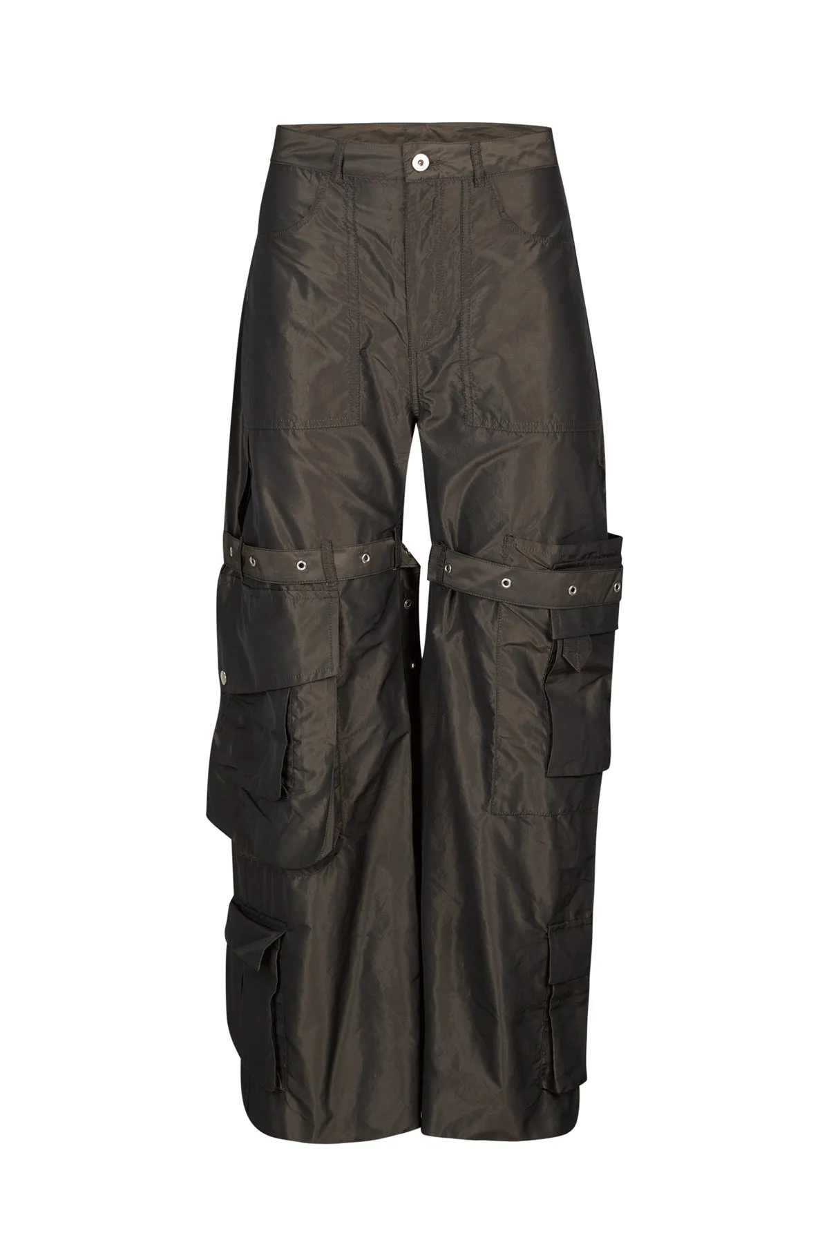 DARK BROWN MULTI POCKET TROUSERS sold by Marques ’ Almeida product image thumbnail 2