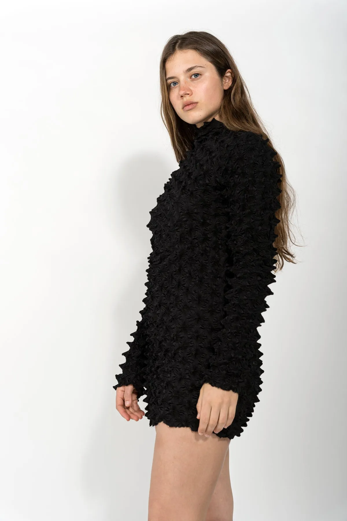 BLACK SPIKED DRESS sold by Marques ’ Almeida product image thumbnail 4