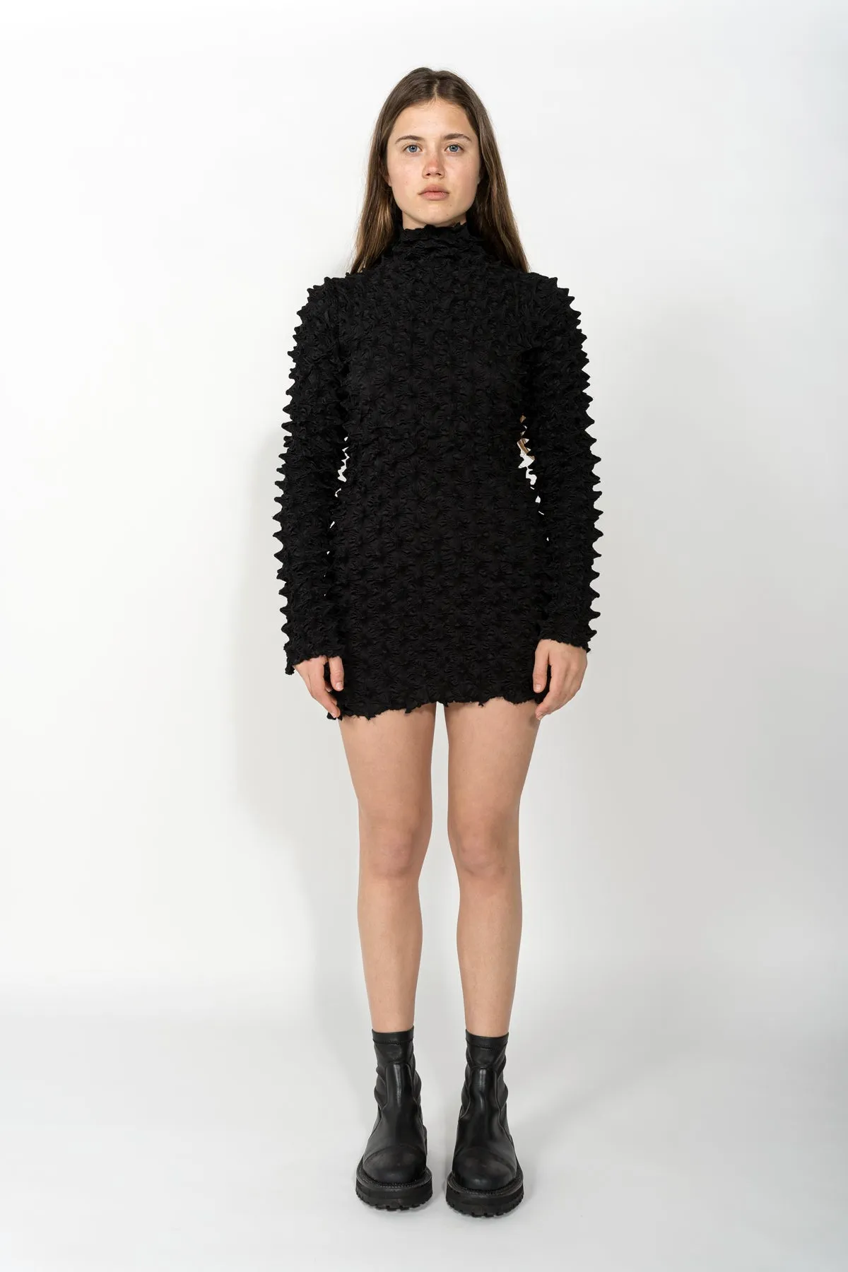 BLACK SPIKED DRESS sold by Marques ’ Almeida product image thumbnail 5