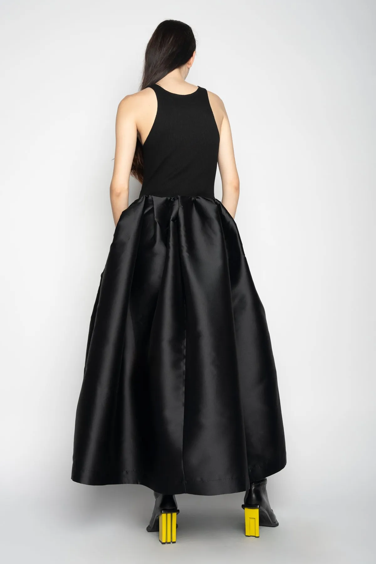 BLACK DRESS WITH TANK TOP SCOOPED sold by Marques ’ Almeida product image thumbnail 3