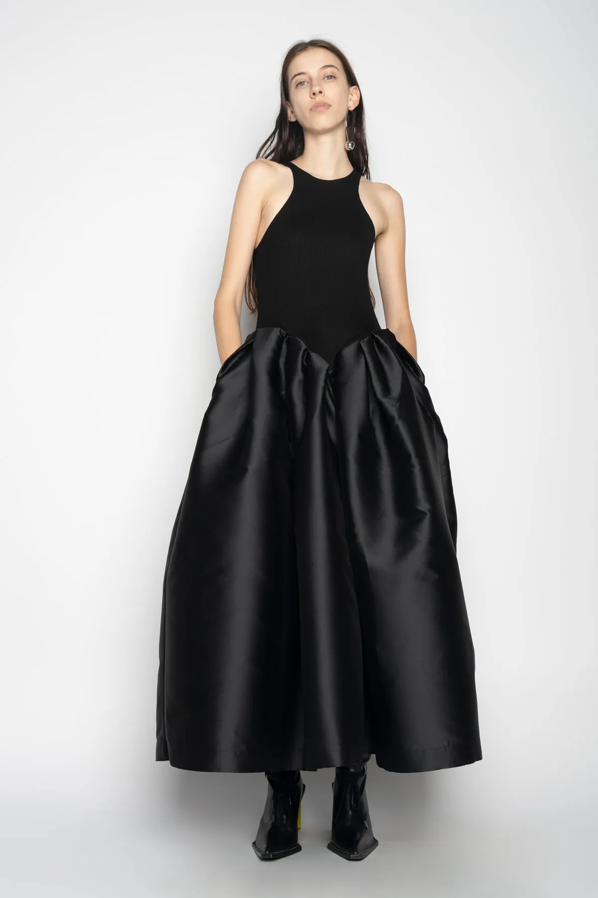 BLACK DRESS WITH TANK TOP SCOOPED sold by Marques ’ Almeida