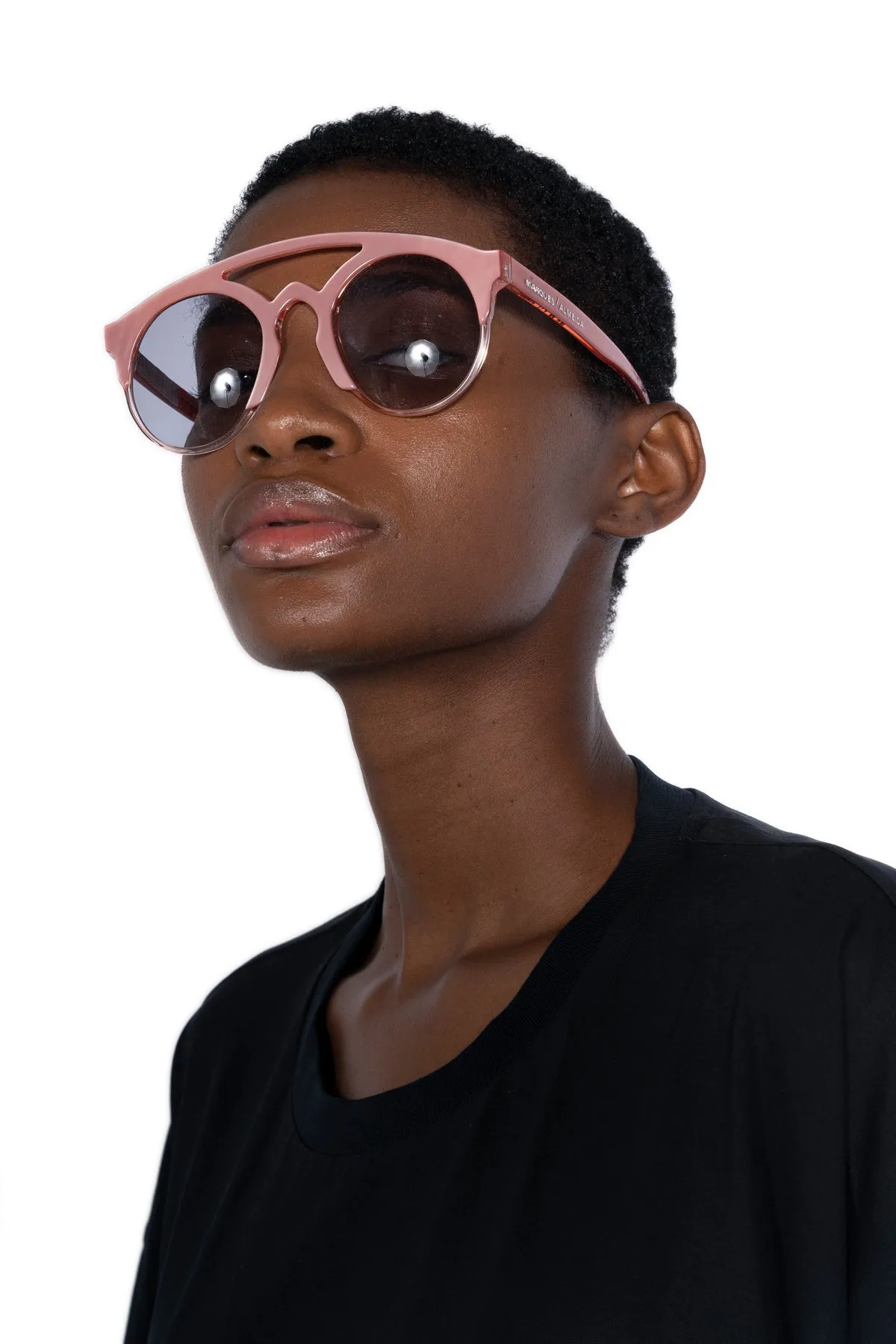 PINK BRIDGED SUNGLASSES sold by Marques ’ Almeida
