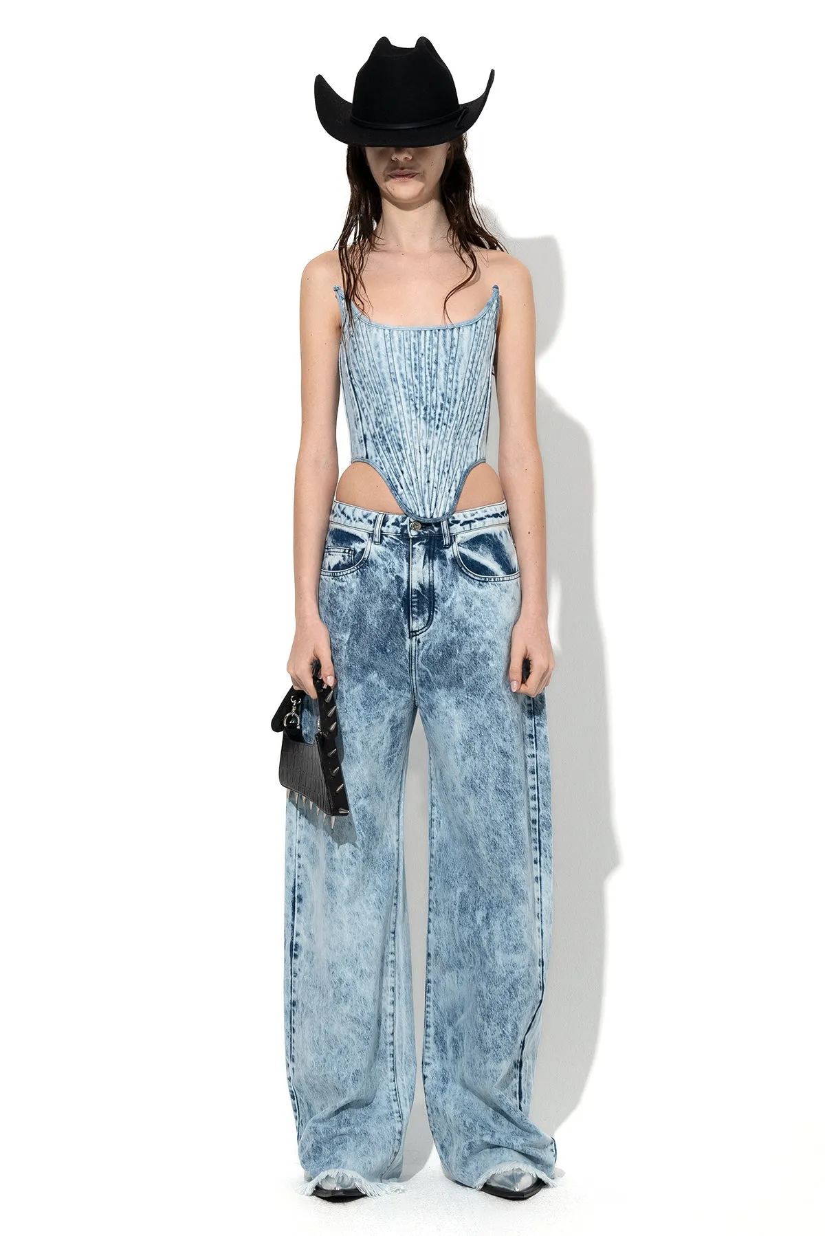 ACID WASH DENIM BOYFRIEND TROUSERS sold by Marques ’ Almeida