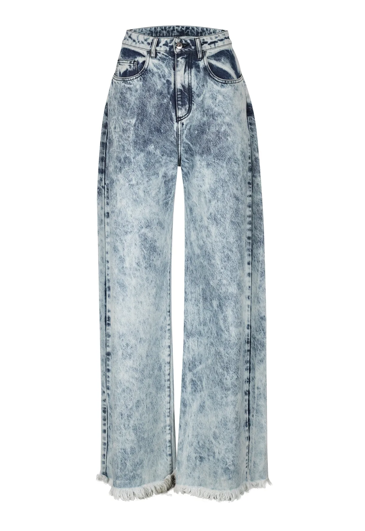 ACID WASH DENIM BOYFRIEND TROUSERS sold by Marques ’ Almeida product image thumbnail 2