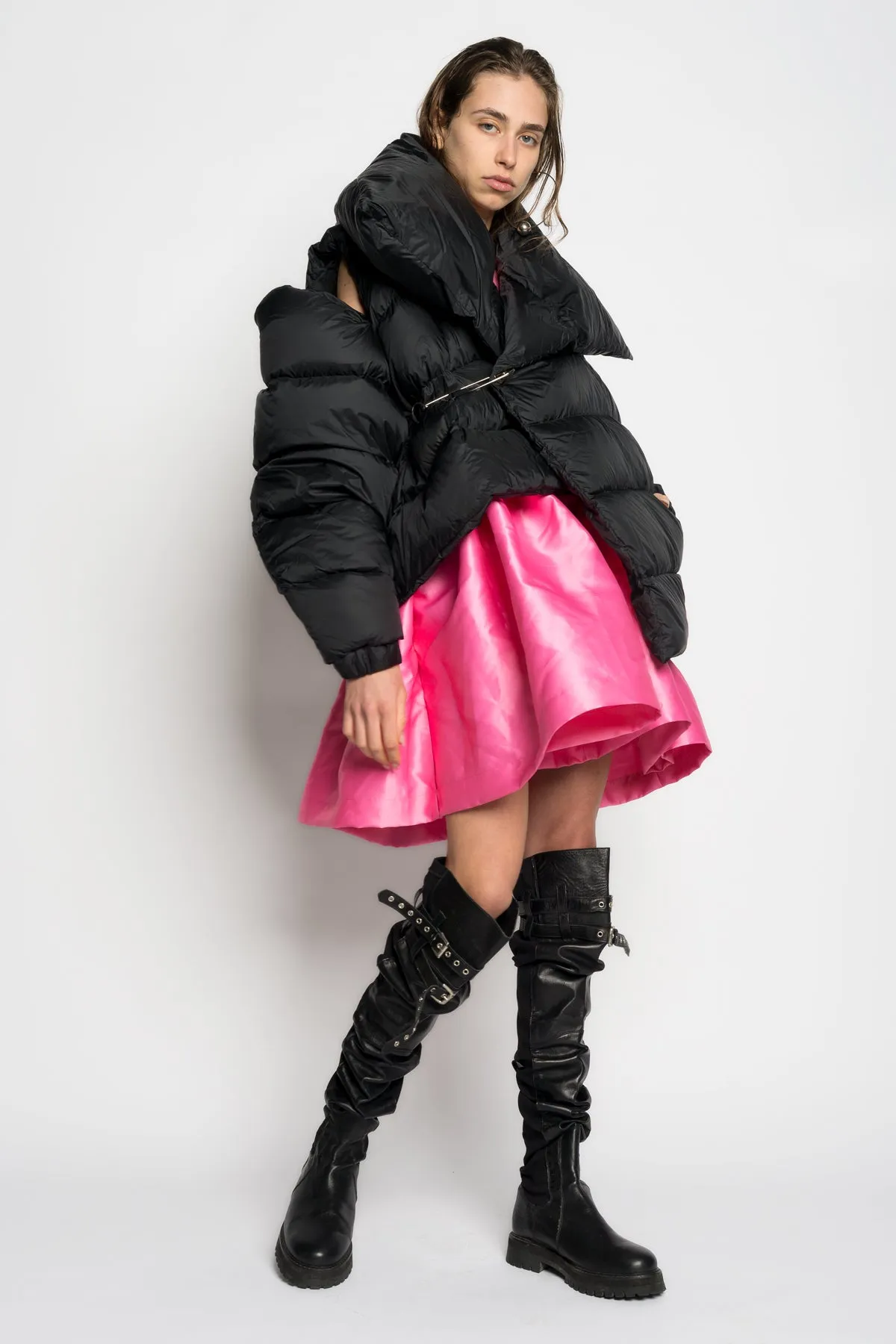 BLACK M'A PUFFER JACKET sold by Marques ’ Almeida product image thumbnail 5