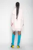 LIGHT PINK FEATHER HEM SHIRT DRESS sold by Marques ’ Almeida