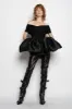 BLACK OFF SHOULDER TOP sold by Marques ’ Almeida