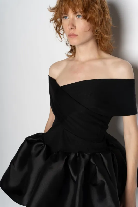 BLACK OFF SHOULDER TOP sold by Marques ’ Almeida
