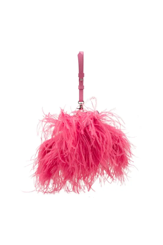 PINK FEATHER BAG sold by Marques ’ Almeida