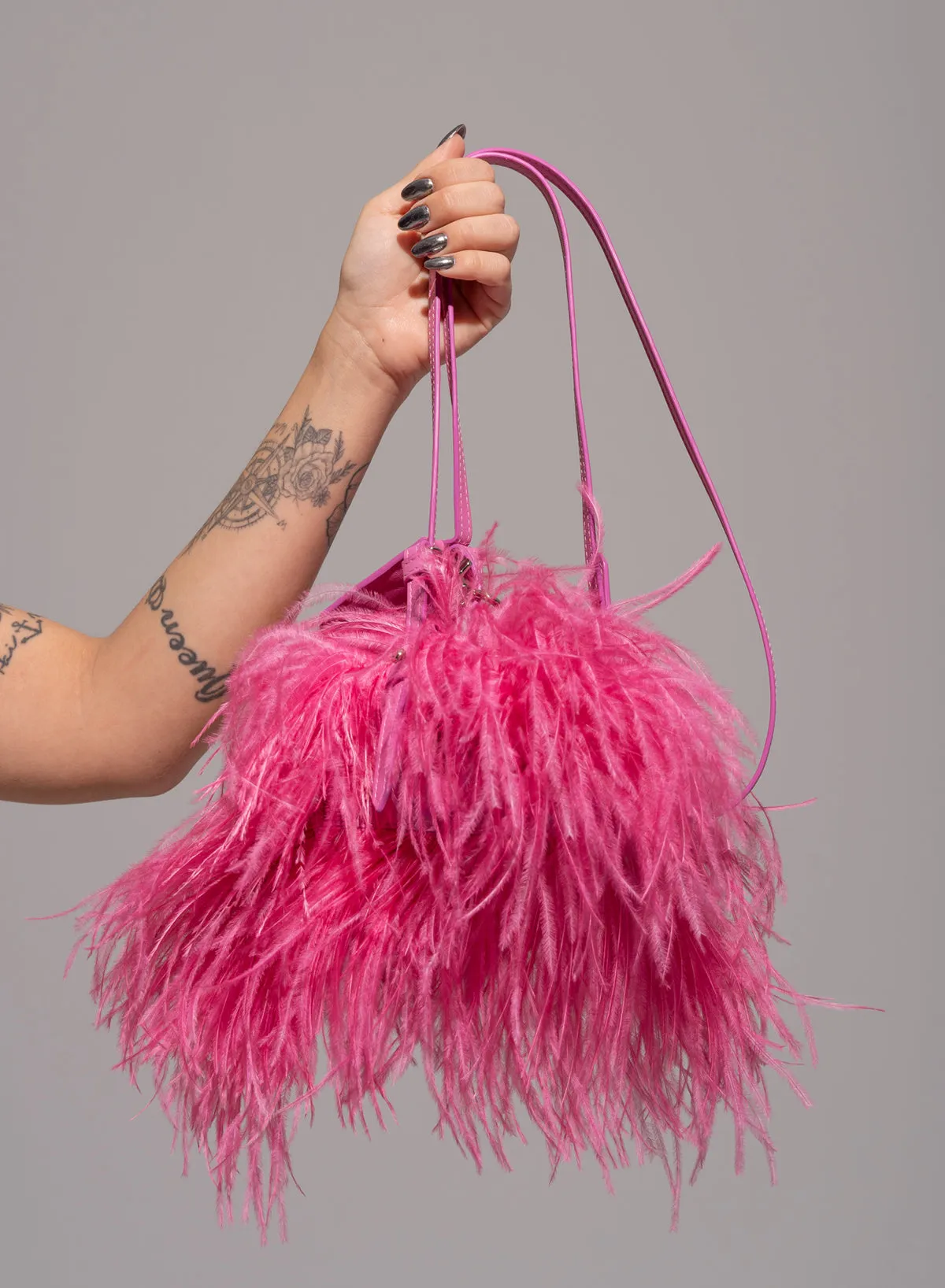 PINK FEATHER BAG sold by Marques ’ Almeida product image thumbnail 2