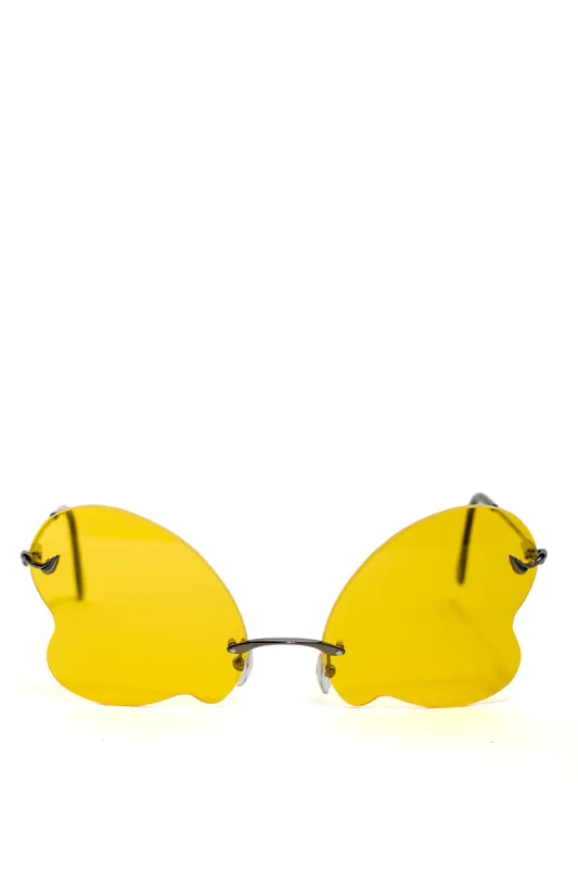 YELLOW BUTTERFLY SUNGLASSES sold by Marques ’ Almeida
