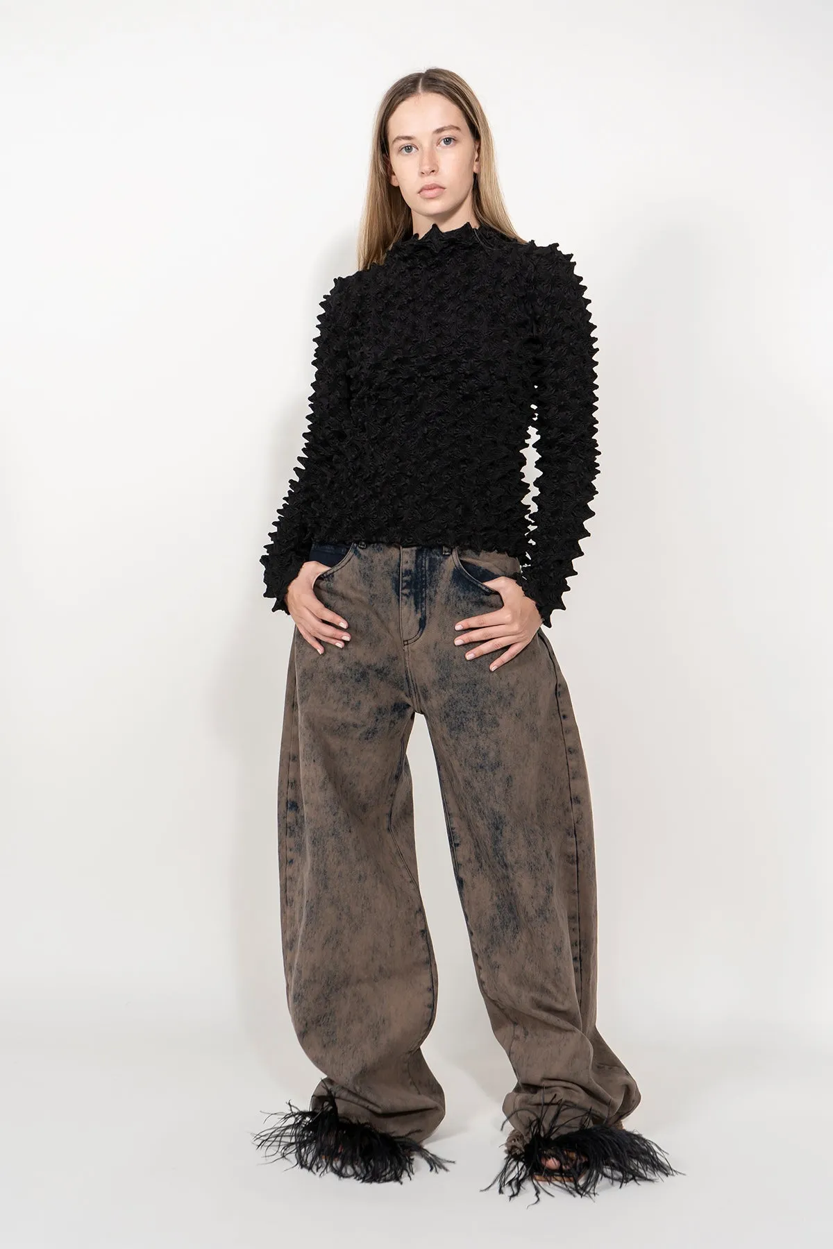 BLACK SPIKE TOP sold by Marques ’ Almeida product image thumbnail 5
