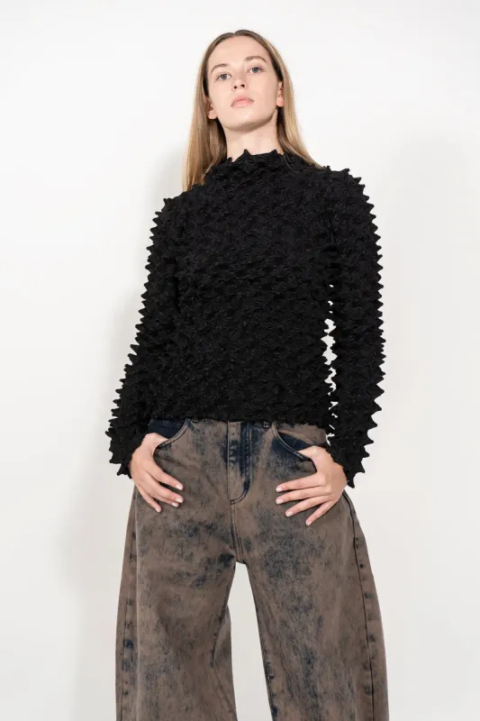 BLACK SPIKE TOP made by Marques ’ Almeida