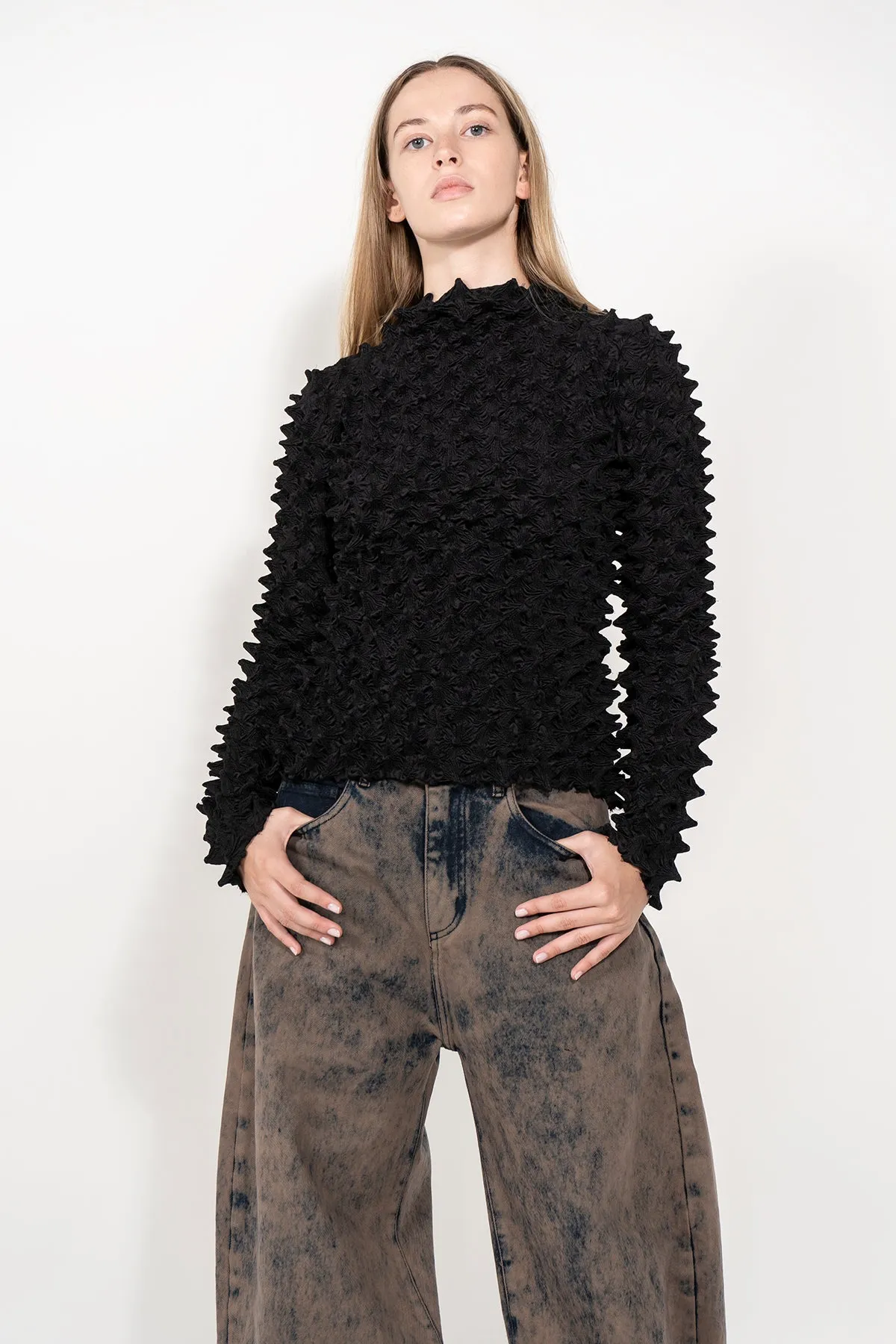 BLACK SPIKE TOP sold by Marques ’ Almeida
