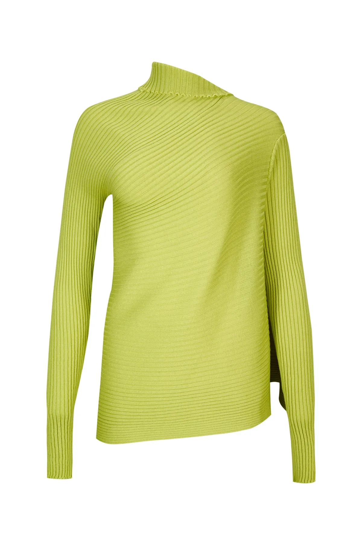 LIME MERINO DRAPED JUMPER sold by Marques ’ Almeida product image thumbnail 2
