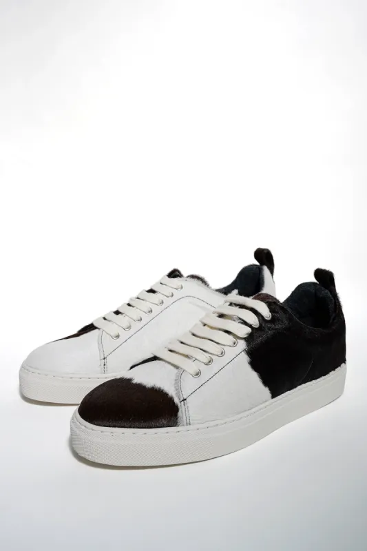 PRE-OWNED / CLASSIC SNEAKER IN HAIR LEATHER sold by Marques ’ Almeida