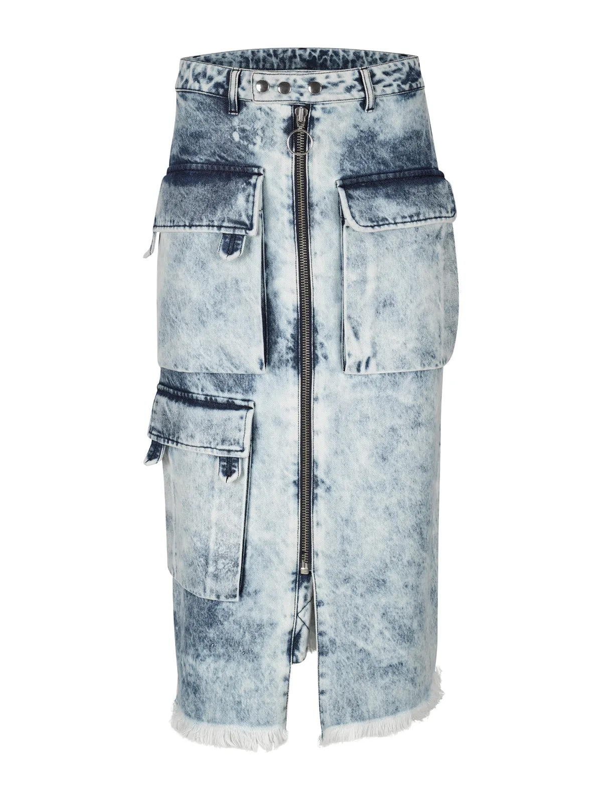 ACID WASH DENIM MULTI POCKET SKIRT sold by Marques ’ Almeida product image thumbnail 2