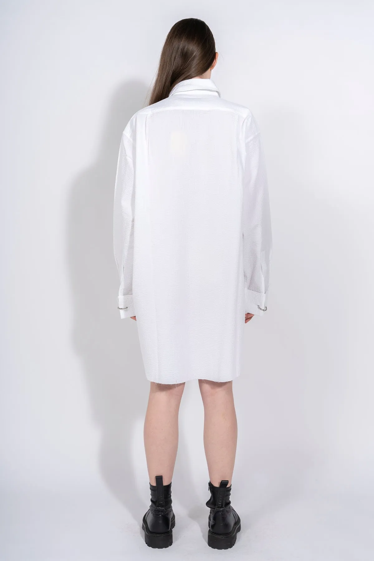 WHITE TEXTURED XXL SHIRT sold by Marques ’ Almeida product image thumbnail 2