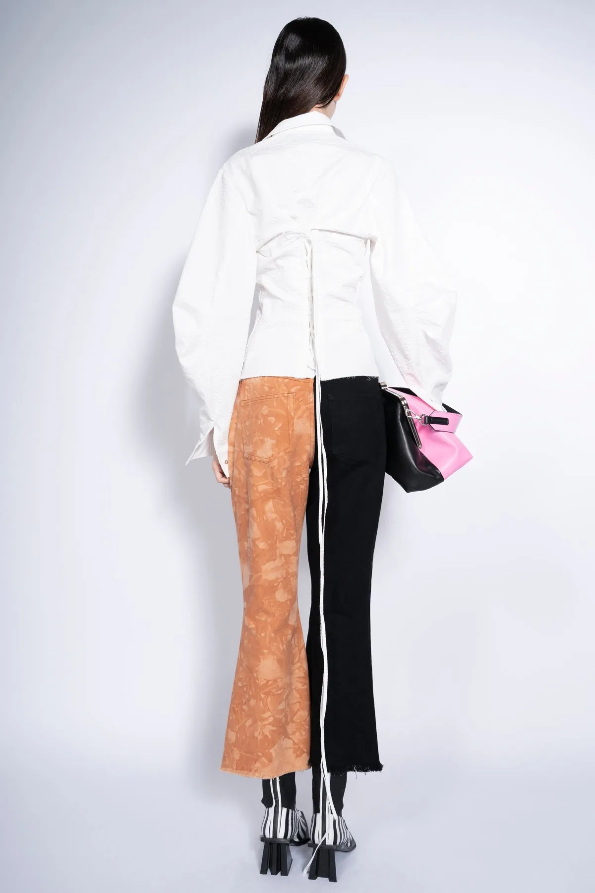 BICOLOR HIGH WAISTED CAPRIS sold by Marques ’ Almeida product image thumbnail 2