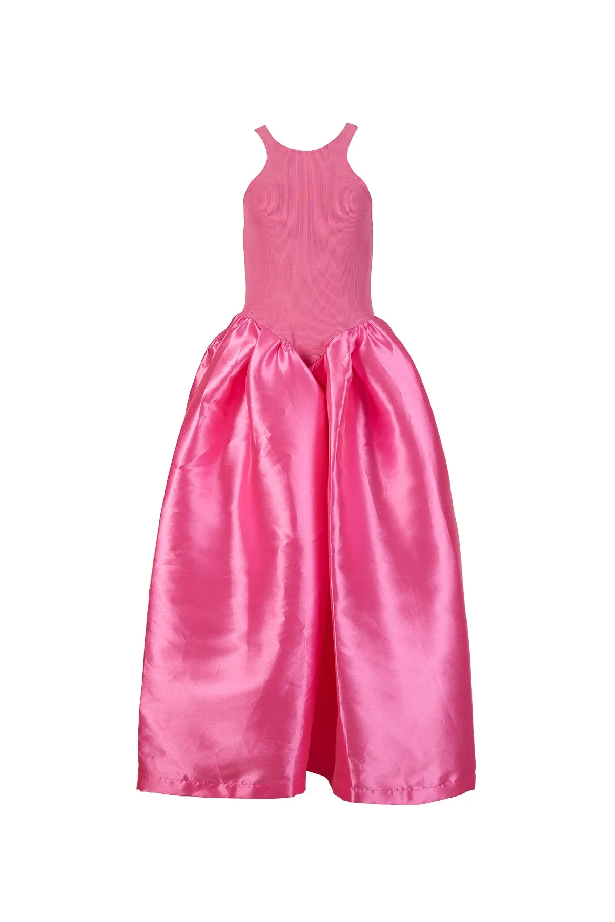 BRIGHT PINK DRESS WITH TANK TOP SCOOPED sold by Marques ’ Almeida product image thumbnail 2