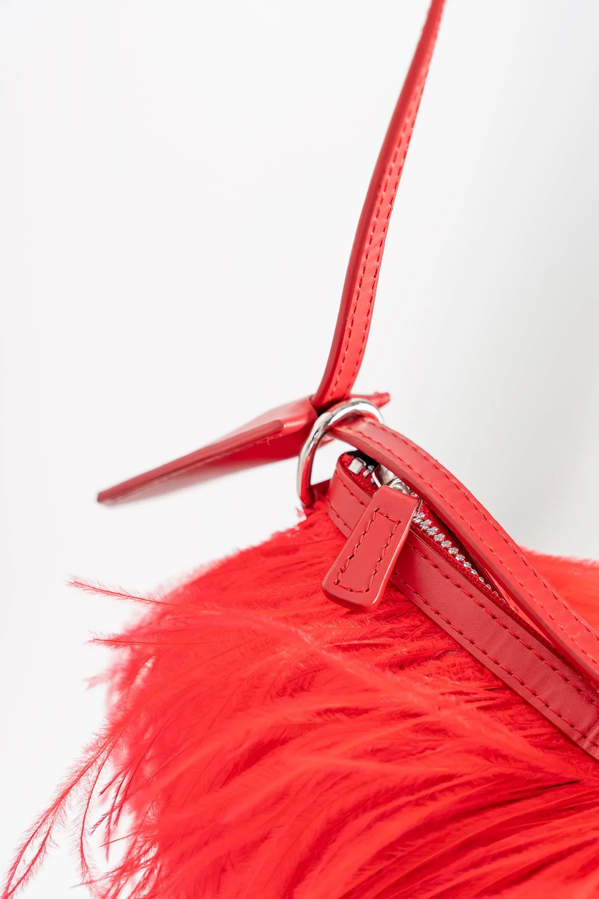 RED FEATHER BAG sold by Marques ’ Almeida product image thumbnail 4