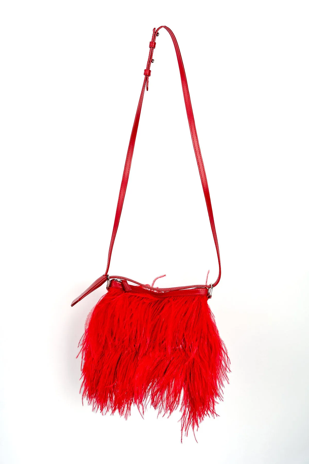 RED FEATHER BAG sold by Marques ’ Almeida product image thumbnail 2