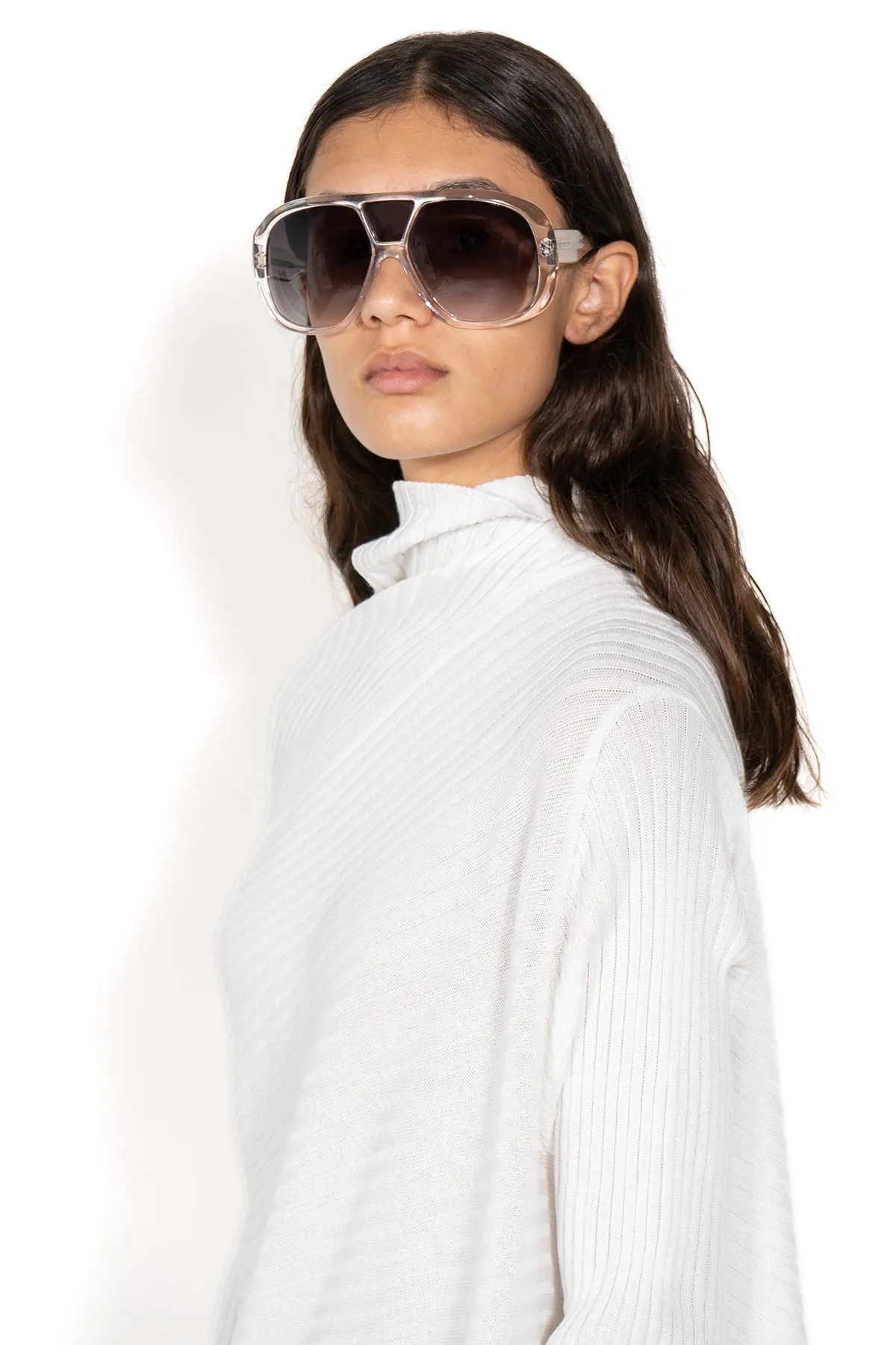 CLEAR AVIATOR SUNGLASSES sold by Marques ’ Almeida product image thumbnail 2