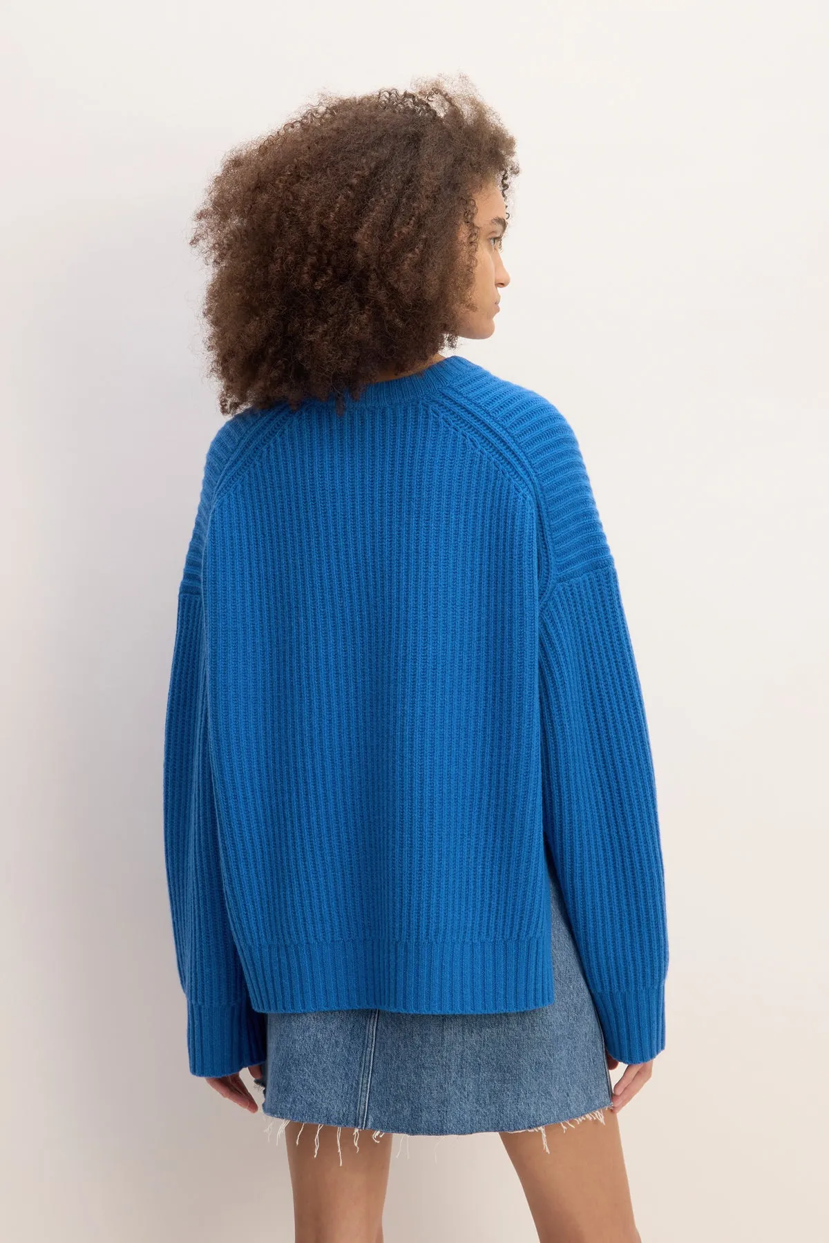 BLUE KNIT JUMPER sold by Marques ’ Almeida product image thumbnail 3