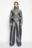 SILVER DENIM BELTED JACKET AND VEST sold by Marques ’ Almeida