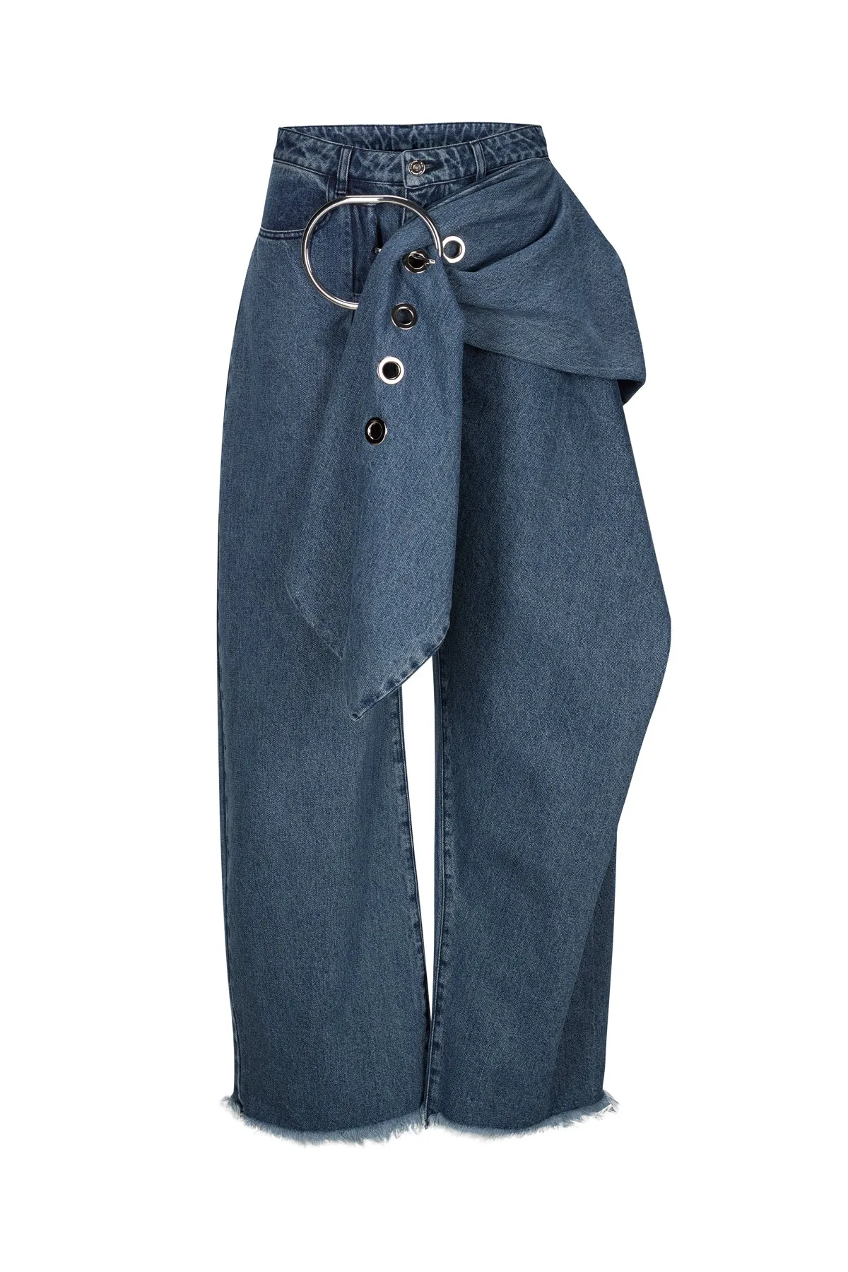 MID BLUE BELTED BOYFRIEND JEANS sold by Marques ’ Almeida product image thumbnail 2