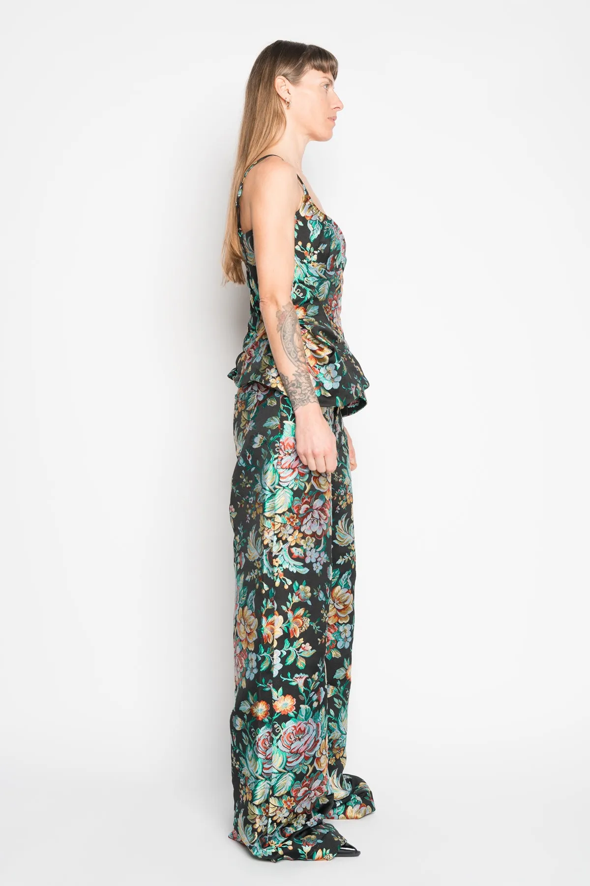 BLACK BROCADE CORSET sold by Marques ’ Almeida product image thumbnail 3