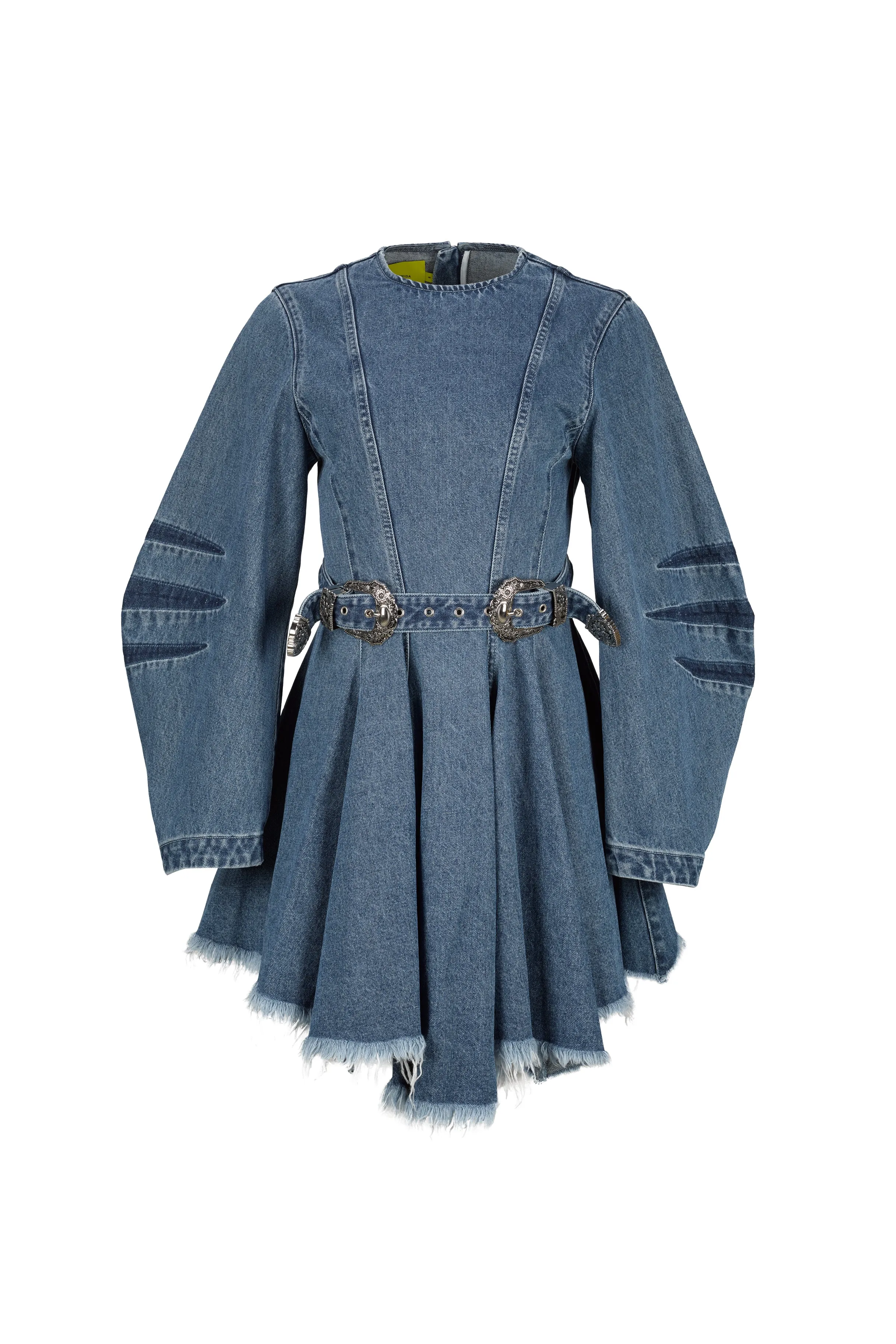 DENIM SHORT DRESS WITH ROUND SLEEVES sold by Marques ’ Almeida product image thumbnail 2