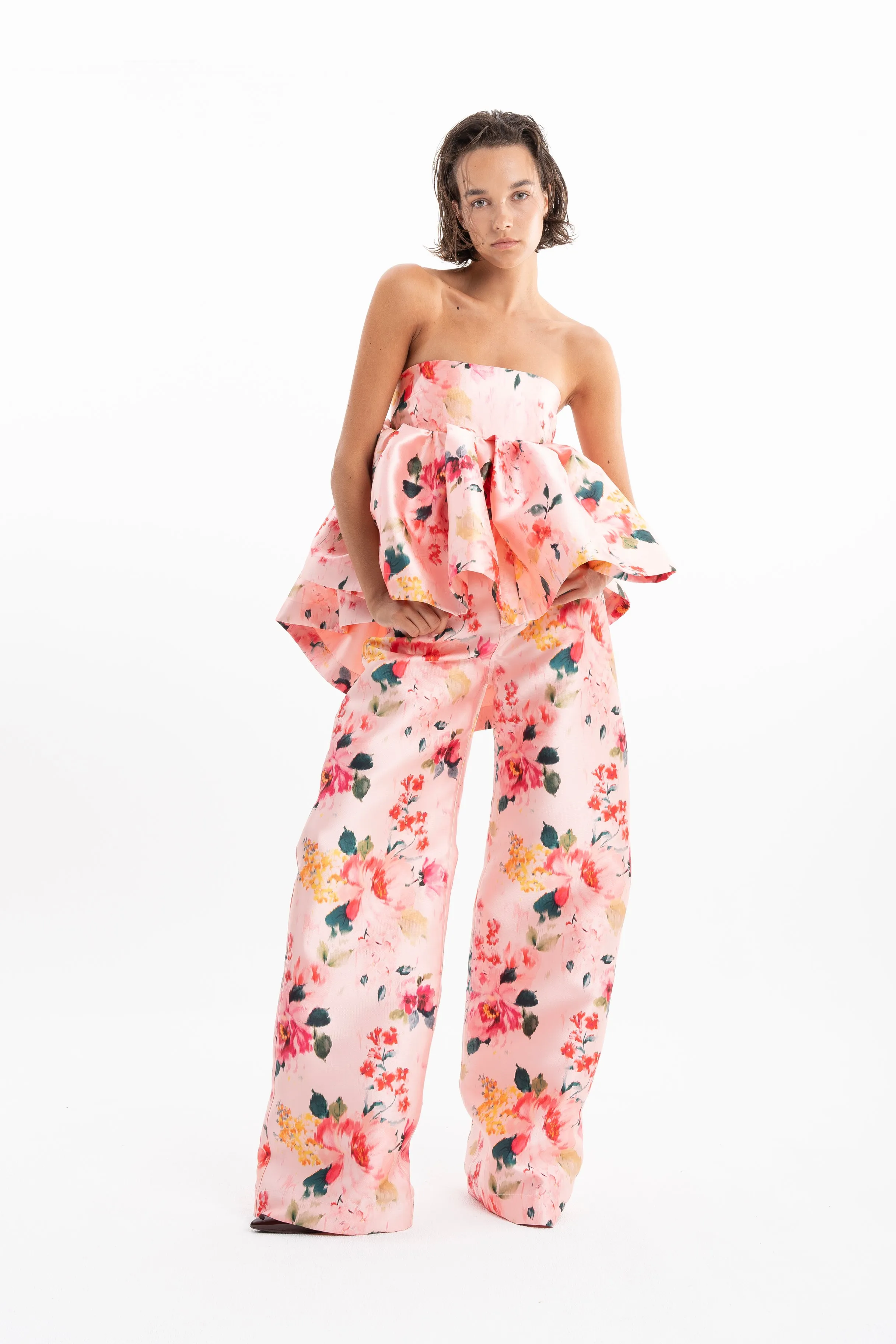 PINK FLORAL BOYFRIEND TROUSERS sold by Marques ’ Almeida product image thumbnail 5