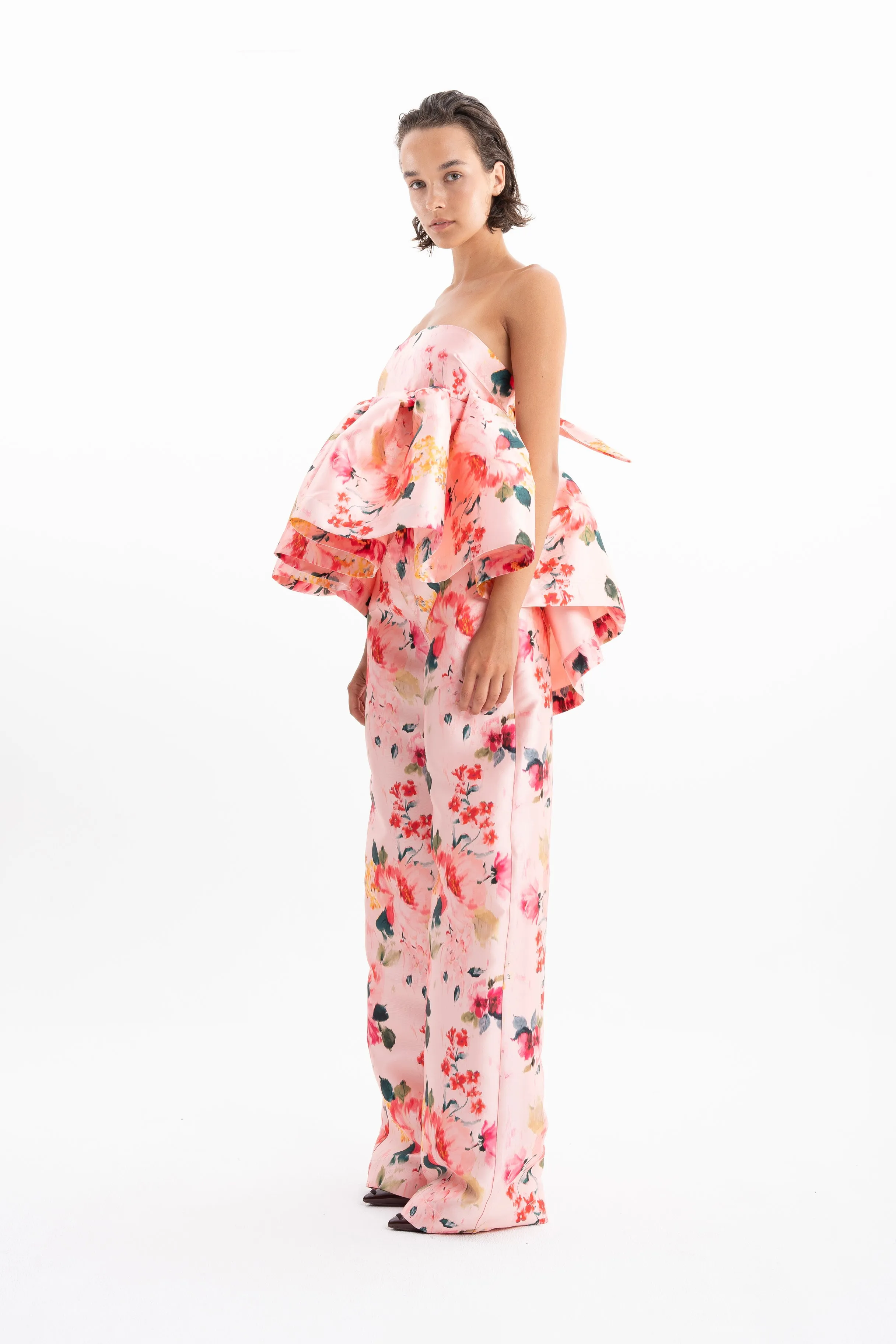 PINK FLORAL BOYFRIEND TROUSERS sold by Marques ’ Almeida product image thumbnail 3