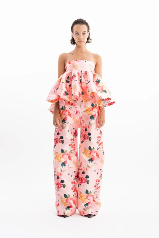 PINK FLORAL BOYFRIEND TROUSERS sold by Marques ’ Almeida