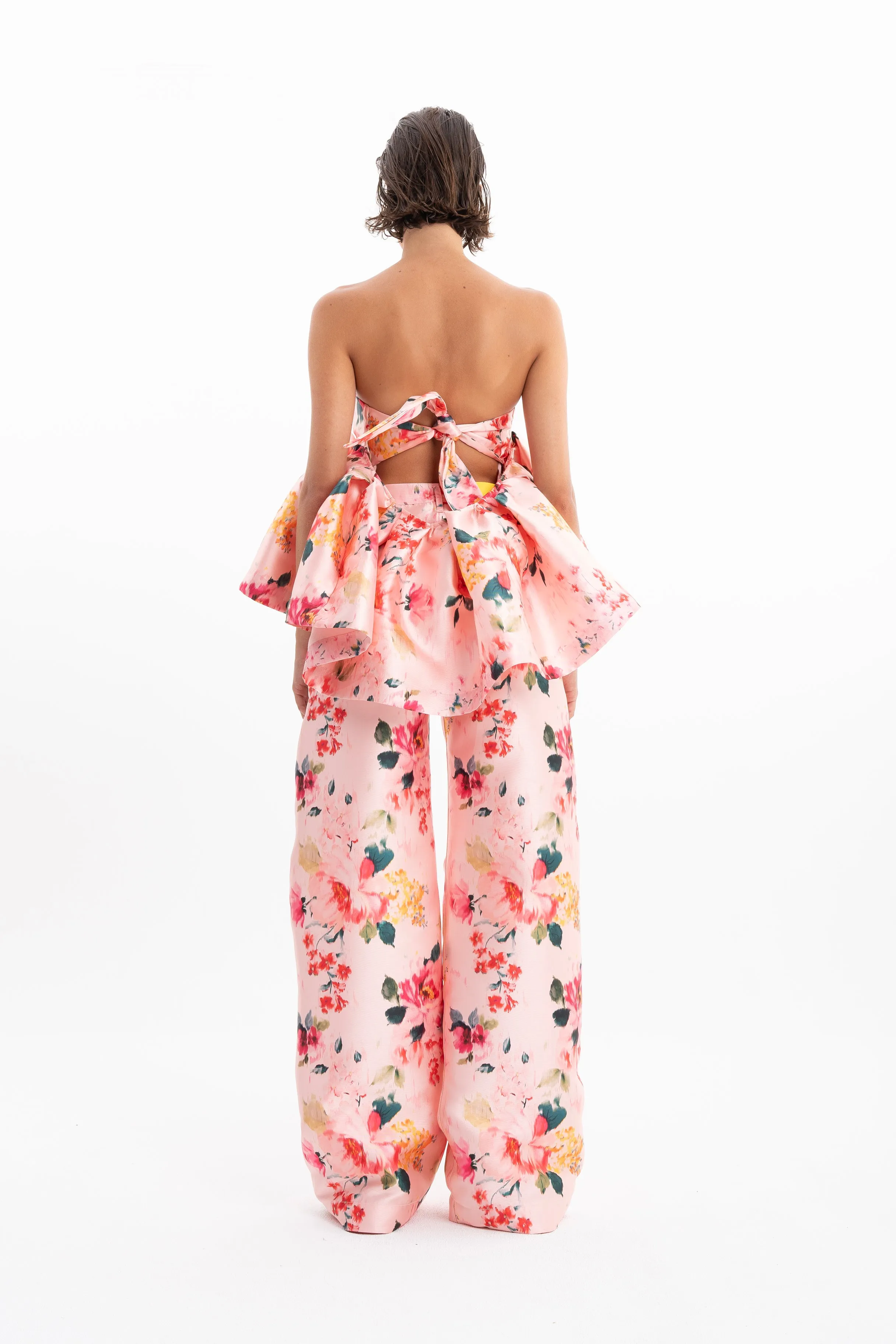 PINK FLORAL BOYFRIEND TROUSERS sold by Marques ’ Almeida product image thumbnail 2