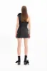 BLACK SLEEVELESS FITTED DRAPED MINI DRESS sold by Marques ’ Almeida