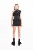 BLACK SLEEVELESS FITTED DRAPED MINI DRESS sold by Marques ’ Almeida