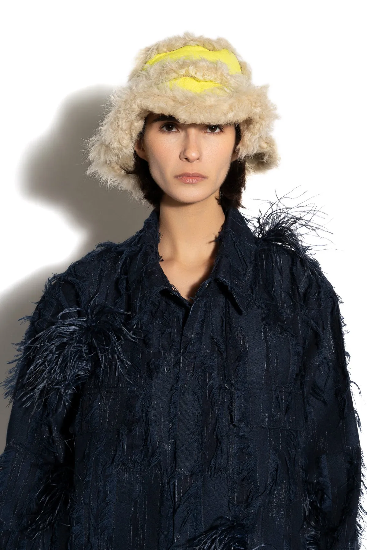 YELLOW BUCKET HAT sold by Marques ’ Almeida