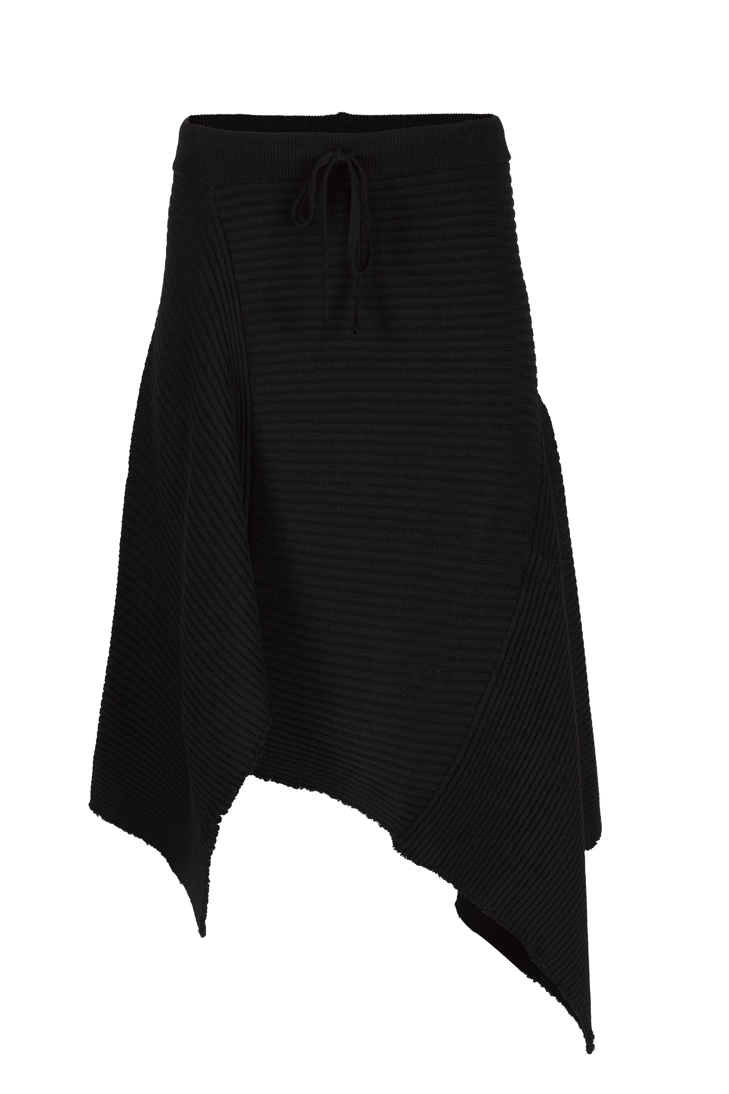BLACK DRAPED MERINO KNIT SKIRT sold by Marques ’ Almeida product image thumbnail 2