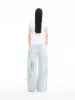 BOYFRIEND TROUSERS IN SHREDDED BABY BLUE DENIM sold by Marques ’ Almeida