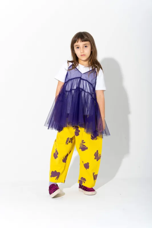 PURPLE LAYERED TULE TOP T SHIRT sold by Marques ’ Almeida