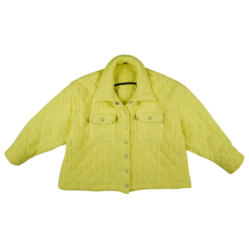 YELLOW OVERSIZED PADDED SHIRT sold by Marques ’ Almeida
