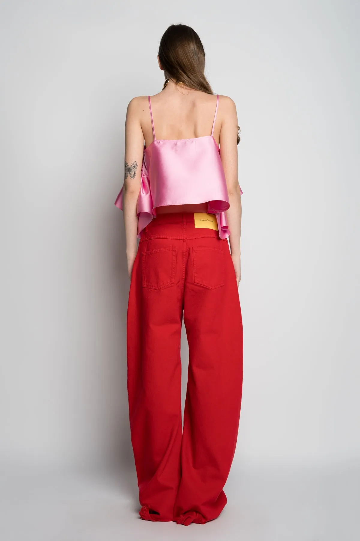 PINK FRONT FRILL TOP sold by Marques ’ Almeida product image thumbnail 3