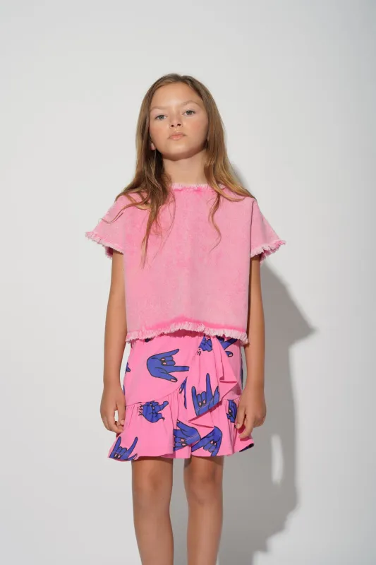 PINK CROP TOP sold by Marques ’ Almeida