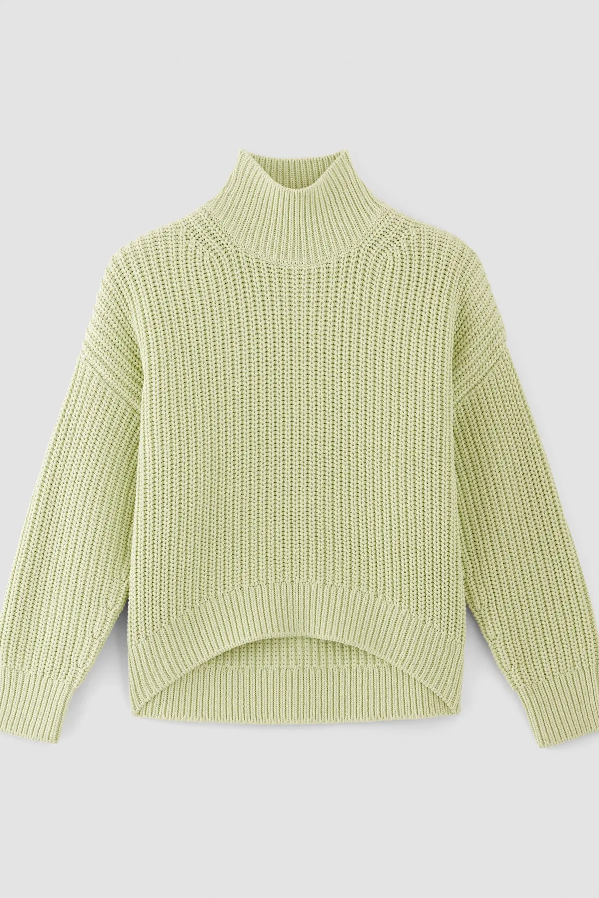 LIGHT GREEN TURTLENECK KNIT JUMPER sold by Marques ’ Almeida product image thumbnail 2